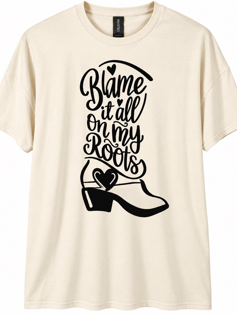 Adult 2XL NWOT Blame It All On My Roots Graphic Tee